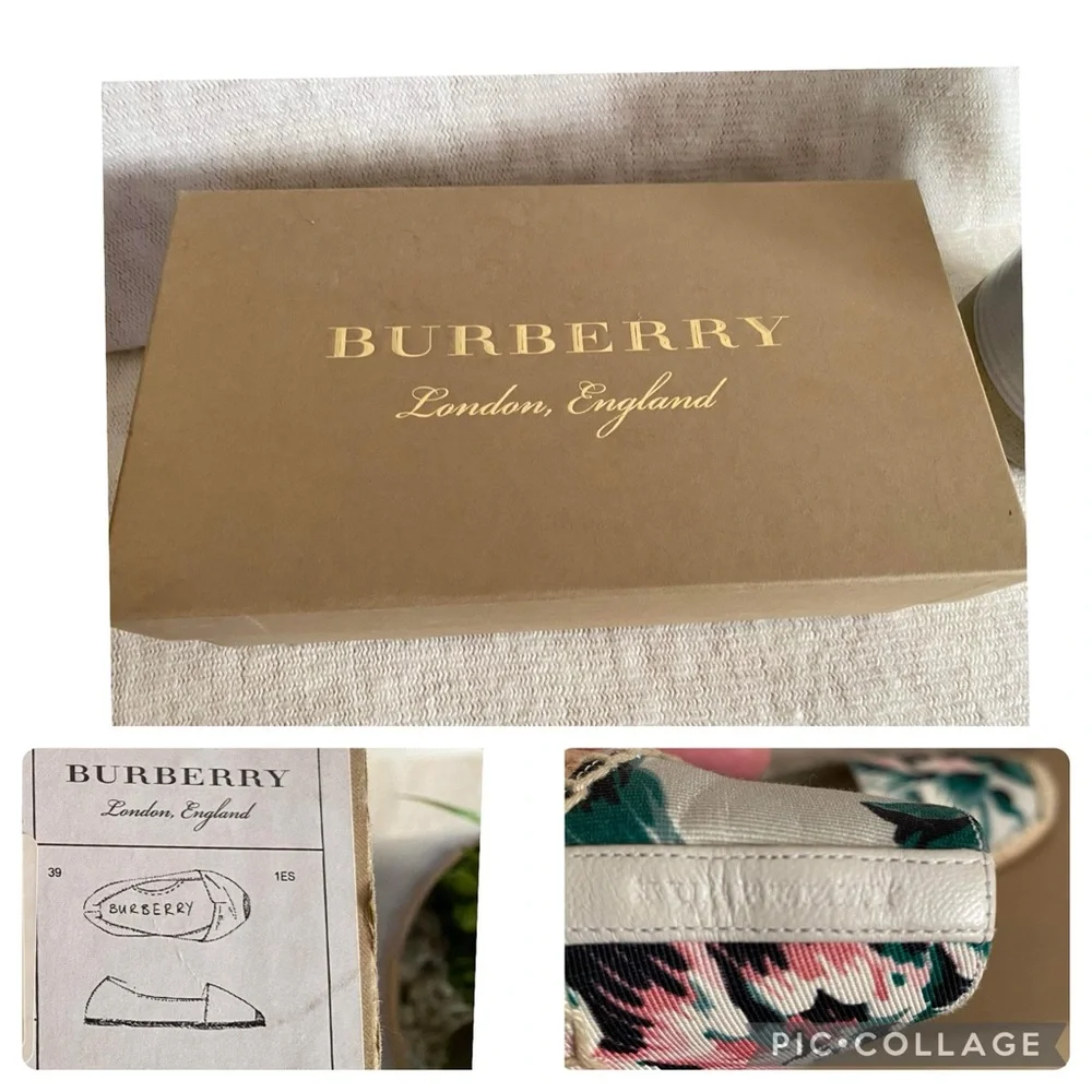 ✨Like New Burberry Floral Hodgeson Flat Espadrille